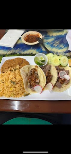 3 Tacos (choice of meats, no shrimp or fish) – $14.50