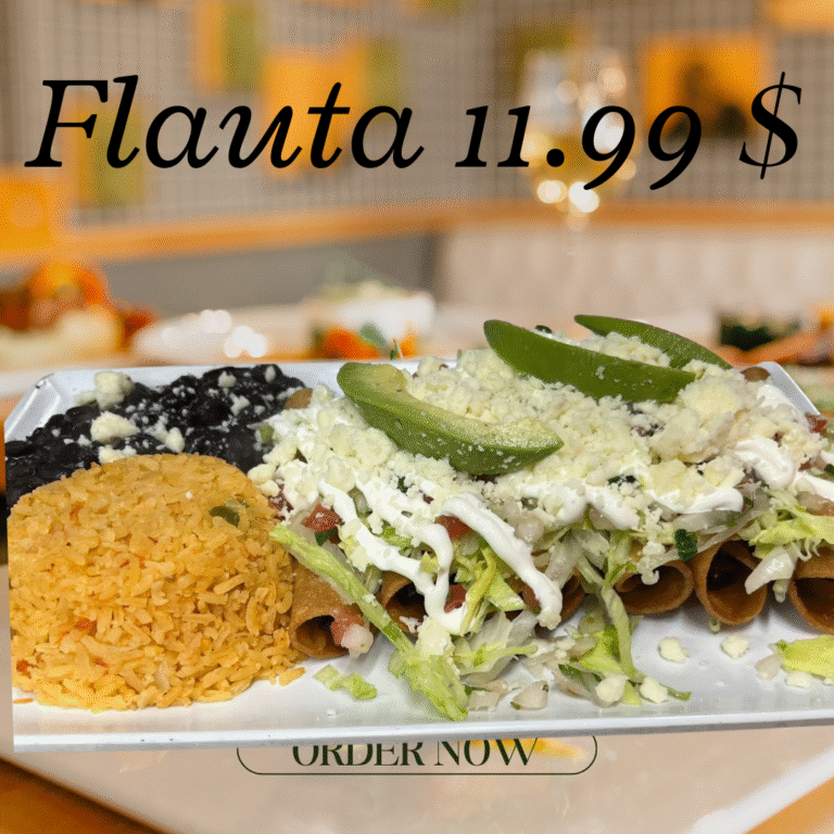 Flauta — Crispy Chicken Flautas With Rice & Beans, In Tampa, FL