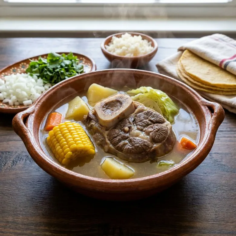Hearty Soup Options Caldo de Res and Menudo