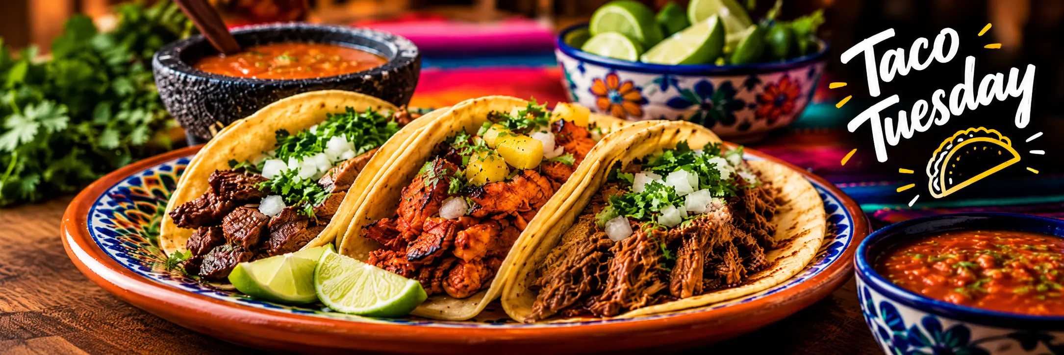 Authentic Mexican Tacos - Taco Tuesday Offer